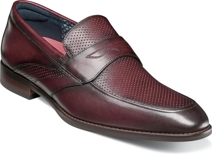 Stacy Adams Men's Karnes Moc Toe Slip-On Penny Loafer