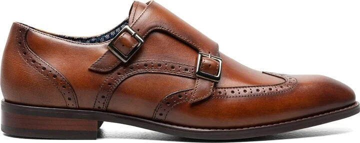 Stacy Adams Men's Karson Wingtip Double-Monk Strap Dress Shoe - Image 3