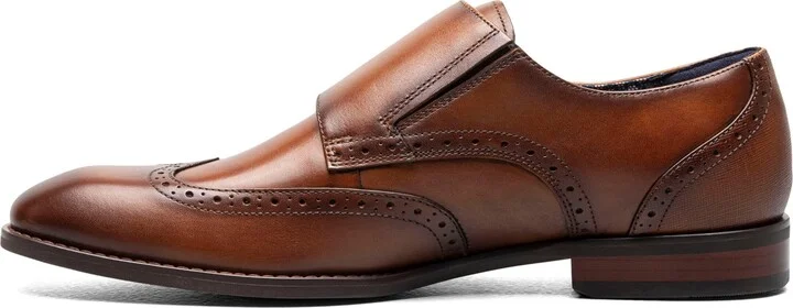 Stacy Adams Men's Karson Wingtip Double-Monk Strap Dress Shoe - Image 4