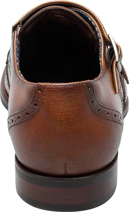 Stacy Adams Men's Karson Wingtip Double-Monk Strap Dress Shoe - Image 5