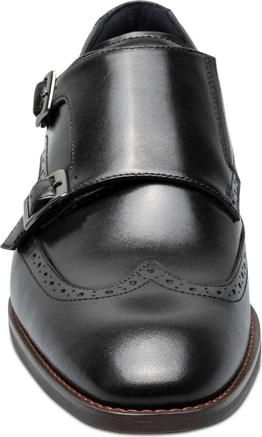 Stacy Adams Men's Karson Wingtip Double-Monk Strap Dress Shoe - Image 7