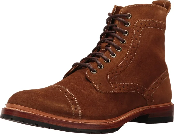 Stacy Adams Men's M2 Cap-Toe Suede Lace up Boot Ankle