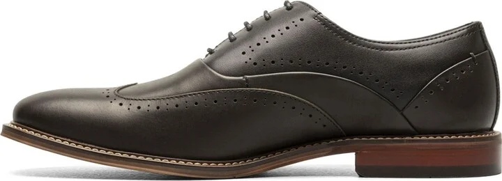 Stacy Adams Men's Macarthur Leather Wingtip Oxford Shoe - Image 5