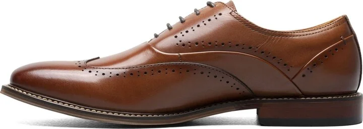 Stacy Adams Men's Macarthur Leather Wingtip Oxford Shoe - Image 10