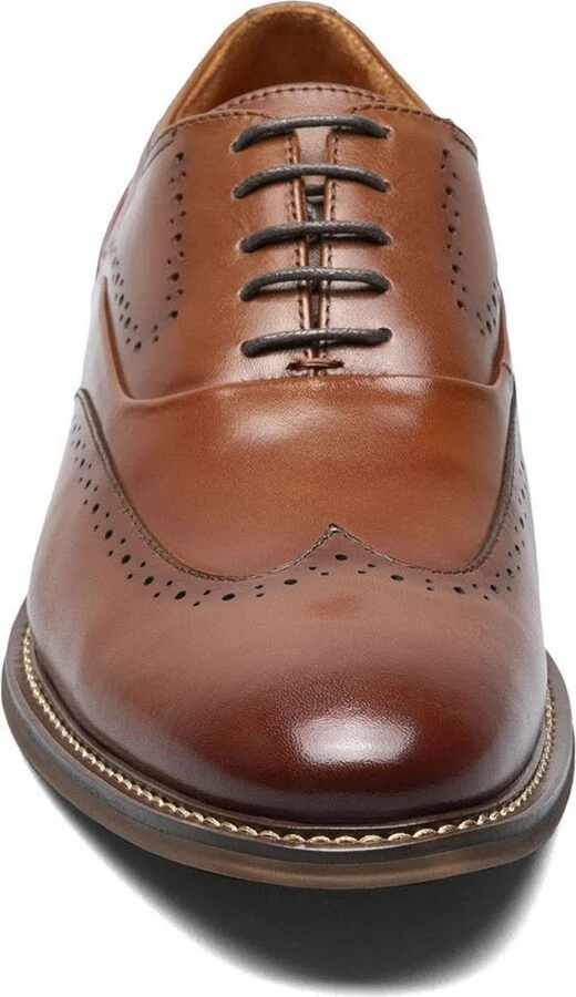 Stacy Adams Men's Macarthur Leather Wingtip Oxford Shoe - Image 11