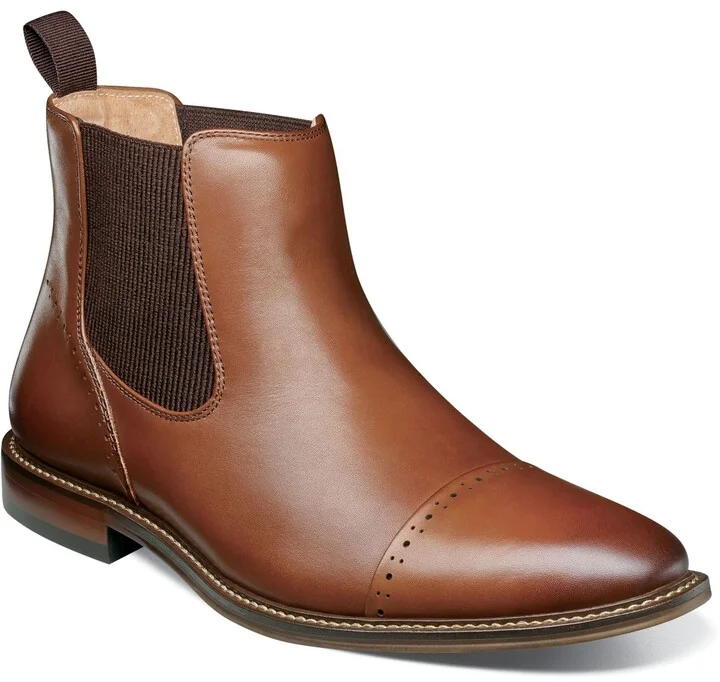 Stacy Adams Men's Maury Cap Toe Chelsea Boots
