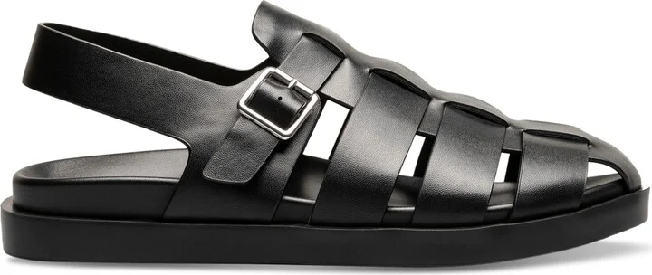 Stacy Adams Men's Montego Slingback Faux-Leather Buckle Sandals - Image 3