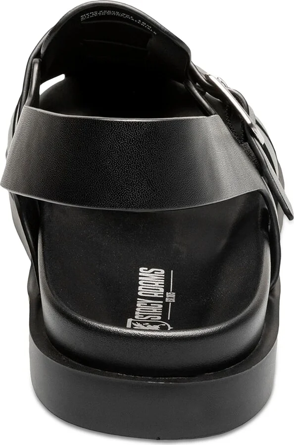 Stacy Adams Men's Montego Slingback Faux-Leather Buckle Sandals - Image 4