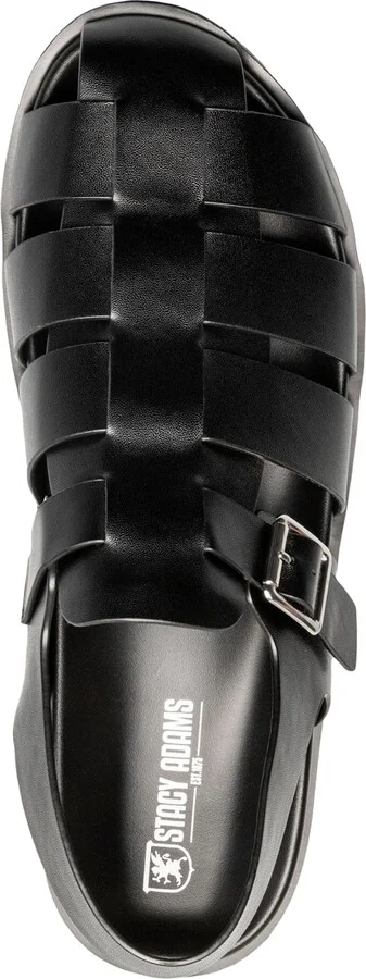 Stacy Adams Men's Montego Slingback Faux-Leather Buckle Sandals - Image 6
