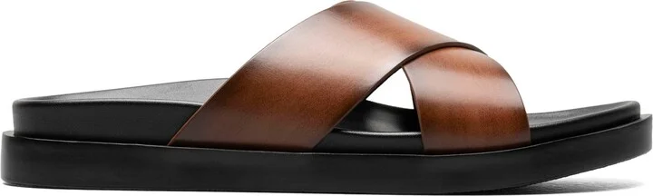 Stacy Adams Men's Montel Cross Strap Slide Sandal - Image 2