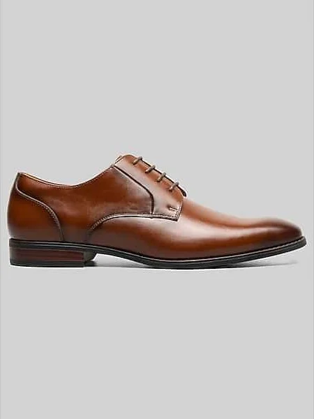 Stacy Adams Men's Newell Plain Toe Oxfords Cognac
