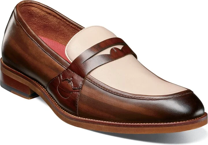 Stacy Adams Men's Prichard Moc Toe Penny Slip On Loafer