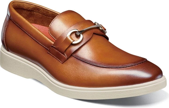 Stacy Adams Men's Samuel Moc Toe Bit Slip On Shoe