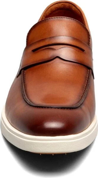 Stacy Adams Men's Spencer Moc Toe Penny Slip On Shoes - Image 2