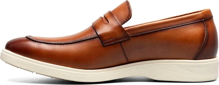 Stacy Adams Men's Spencer Moc Toe Penny Slip On Shoes - Image 5