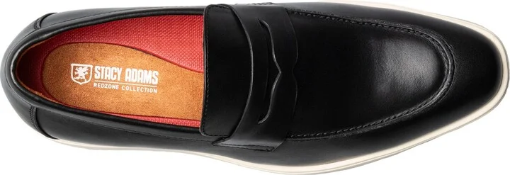 Stacy Adams Men's Spencer Moc Toe Penny Slip On Shoes - Image 11
