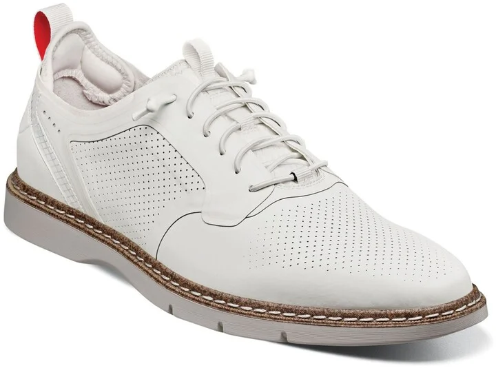 Stacy Adams Men's Synchro Plain Toe Elastic Lace Shoes