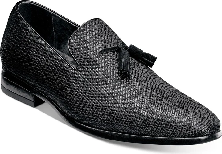 Stacy Adams Men's Tazewell Plain Toe Tassel Slip-on Loafer