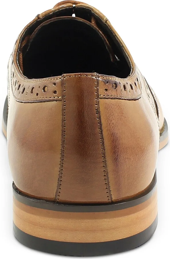 Stacy Adams Men's Tinsley Wingtip Oxfords - Tan/Brown - Image 8