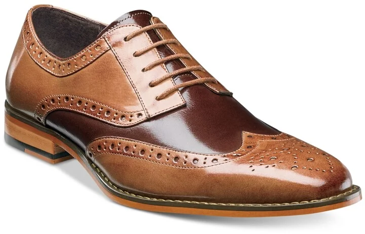 Stacy Adams Men's Tinsley Wingtip Oxfords - Tan/Brown