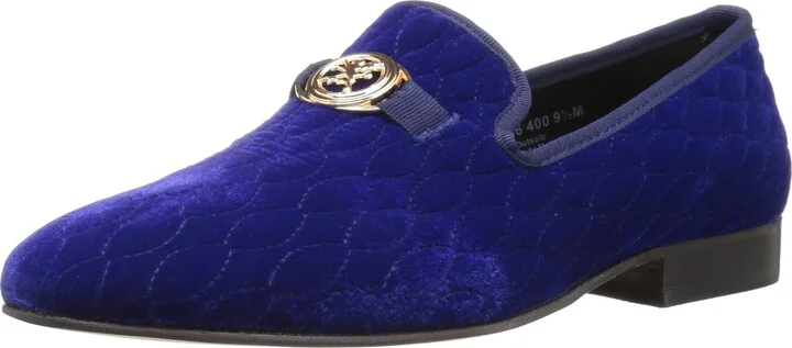 STACY ADAMS mens Valet Velour Bit Slip-on Loafer