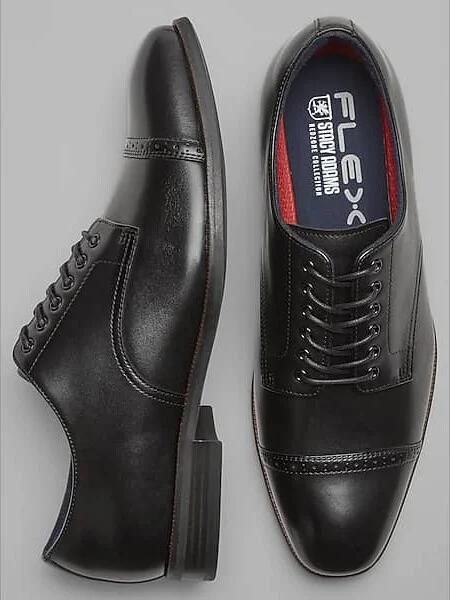 Stacy Adams Men's William Leather Cap Toe Oxfords Black