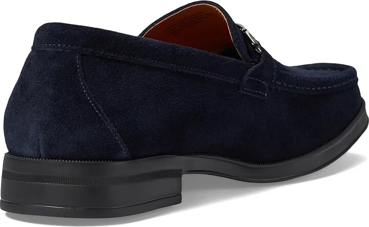 Stacy Adams Paragon Suede Slip On Loafer Men's Lace Up Wing Tip Shoes Navy Suede : 12 M, Leather - Image 4