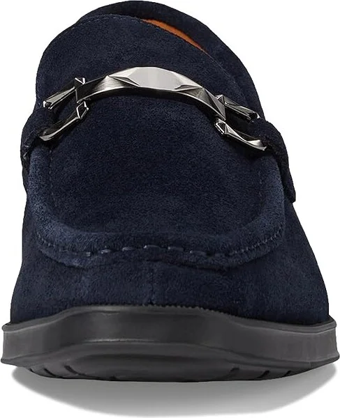 Stacy Adams Paragon Suede Slip On Loafer Men's Lace Up Wing Tip Shoes Navy Suede : 12 M, Leather - Image 5