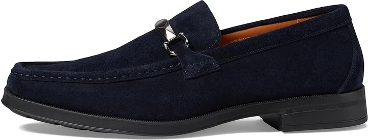 Stacy Adams Paragon Suede Slip On Loafer Men's Lace Up Wing Tip Shoes Navy Suede : 12 M, Leather - Image 6