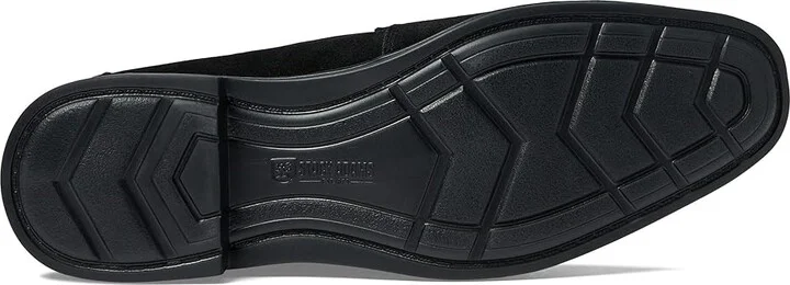 Stacy Adams Pelton Moc Toe Slip-On Men's Shoes Black : 7 M, Suede - Image 3