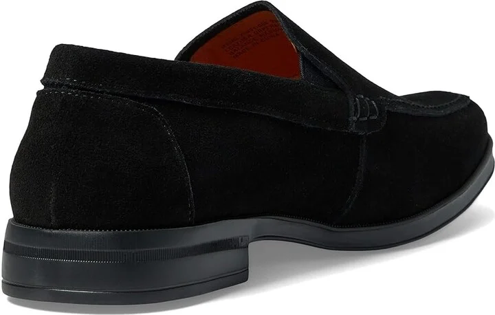 Stacy Adams Pelton Moc Toe Slip-On Men's Shoes Black : 7 M, Suede - Image 4