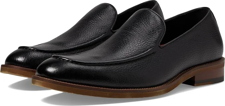 Stacy Adams Prentice Slip-On Loafer Men's Lace-up Boots Black : 10 M, Leather/Microfiber/Rubber