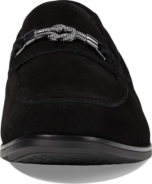 Stacy Adams Ravelle Moc Toe Bit Slip-On Men's Lace Up Wing Tip Shoes Black Suede : 11.5 M, Microfiber/Rubber/Suede - Image 5
