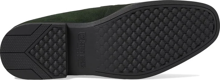 Stacy Adams Ravelle Moc Toe Bit Slip-On Men's Lace Up Wing Tip Shoes Green Suede : 9 M, Microfiber/Rubber/Suede - Image 3