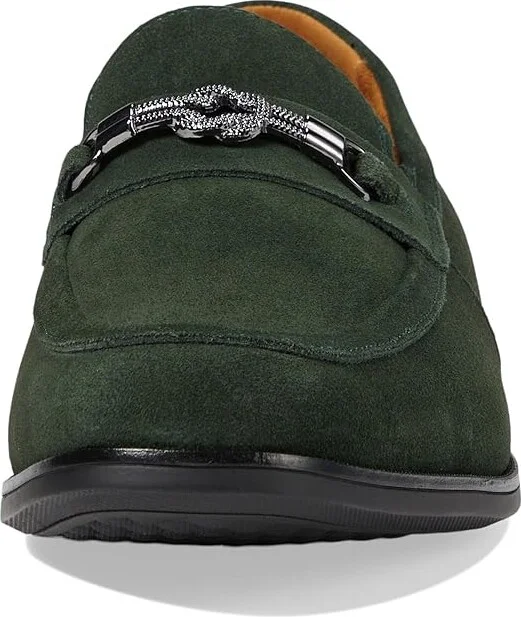 Stacy Adams Ravelle Moc Toe Bit Slip-On Men's Lace Up Wing Tip Shoes Green Suede : 9 M, Microfiber/Rubber/Suede - Image 5