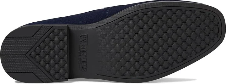 Stacy Adams Ravelle Moc Toe Bit Slip-On Men's Lace Up Wing Tip Shoes Navy Suede : 11.5 M, Microfiber/Rubber/Suede - Image 3