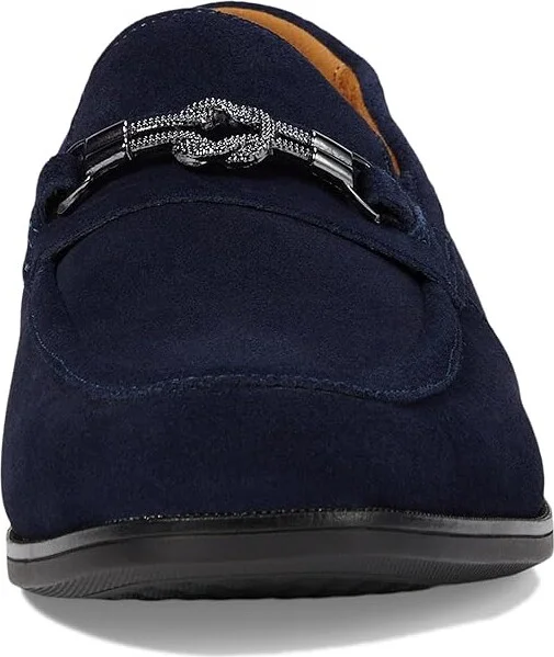 Stacy Adams Ravelle Moc Toe Bit Slip-On Men's Lace Up Wing Tip Shoes Navy Suede : 11.5 M, Microfiber/Rubber/Suede - Image 5