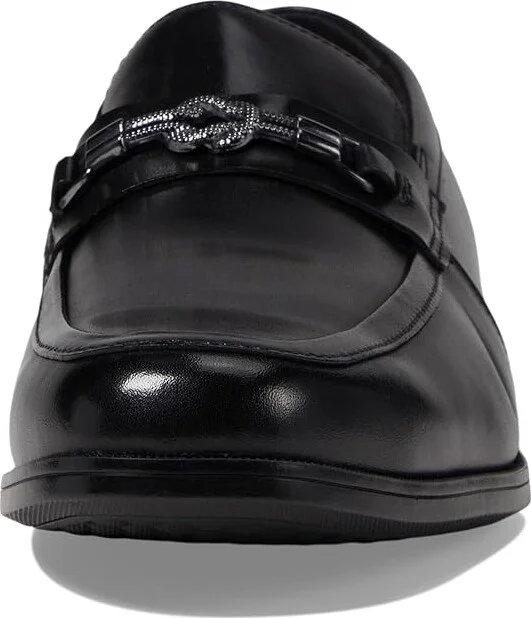 Stacy Adams Rellaire Moc Toe Bit Slip-On Men's Lace Up Wing Tip Shoes Black : 14 M, Leather - Image 5