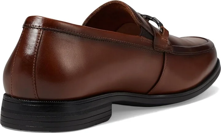 Stacy Adams Rellaire Moc Toe Bit Slip-On Men's Lace Up Wing Tip Shoes Cognac : 14 M, Leather - Image 4