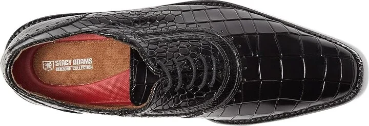 Stacy Adams Riccardi Lace-Up Oxford Men's Shoes Black : 7 M, Leather - Image 2