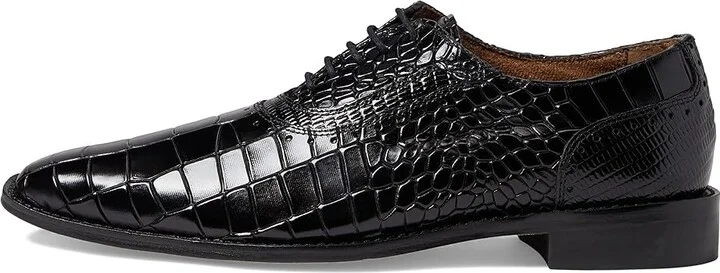 Stacy Adams Riccardi Lace-Up Oxford Men's Shoes Black : 7 M, Leather - Image 6
