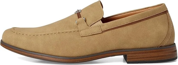 Stacy Adams Richardson Moc Toe Slip-On Men's Shoes Khaki : 9.5 M, Synthetic - Image 6