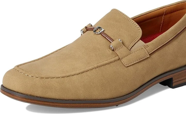 Stacy Adams Richardson Moc Toe Slip-On Men's Shoes Khaki : 9.5 M, Synthetic - Image 7