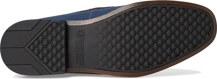 Stacy Adams Richardson Moc Toe Slip-On Men's Shoes Navy : 14 M, Synthetic - Image 3