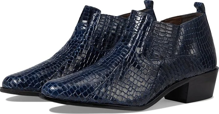 Stacy Adams Sandoval Heeled Boot Men's Boots Navy : 11.5 M, Leather/Synthetic