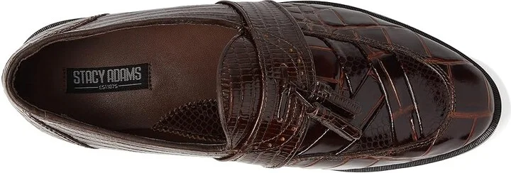 Stacy Adams Santana II Tassel Slip-On Men's Shoes Cognac : 7 M, Leather - Image 2