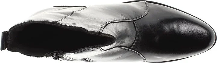 Stacy Adams Santos Plain Toe Side Zip Boot Men's Shoes Black Leather : 7 D - Medium - Image 3