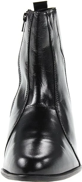 Stacy Adams Santos Plain Toe Side Zip Boot Men's Shoes Black Leather : 7 D - Medium - Image 6
