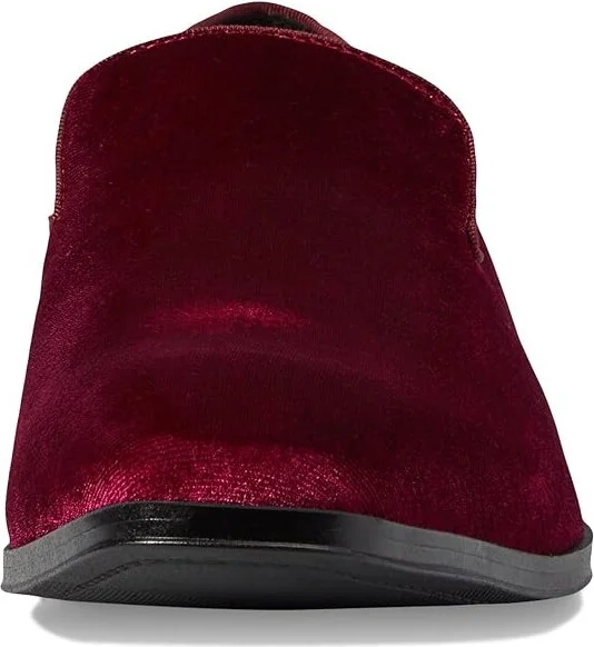 Stacy Adams Savian Velour Slip-On Men's Lace Up Wing Tip Shoes Cranberry : 8 M, Mesh/Rubber/Satin - Image 5
