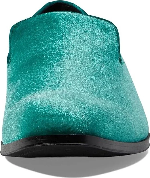 Stacy Adams Savian Velour Slip-On Men's Lace Up Wing Tip Shoes Emerald : 10 M, Mesh/Rubber/Satin - Image 5